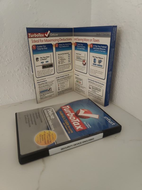 Turbotax 2012 Deluxe Federal and State + Federal E-file - New gallery