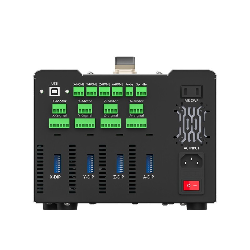 Mini UC300 Mach3 4-axis CNC Control Box with MPG Handwheel for Engarving Router gallery