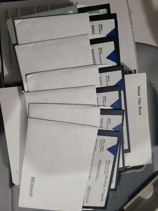 Microsoft MS-DOS 5 Software 5.25" Floppy Disks gallery