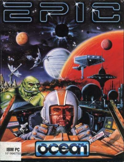 Epic PC CD Ocean shooter space flight sleet ships planet simulation action game!