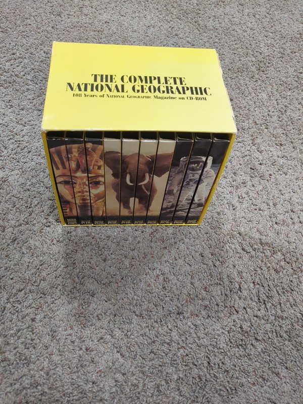 National Geographic Magazine Complete Set 108 Years On CD-Rom 1888-1900’s