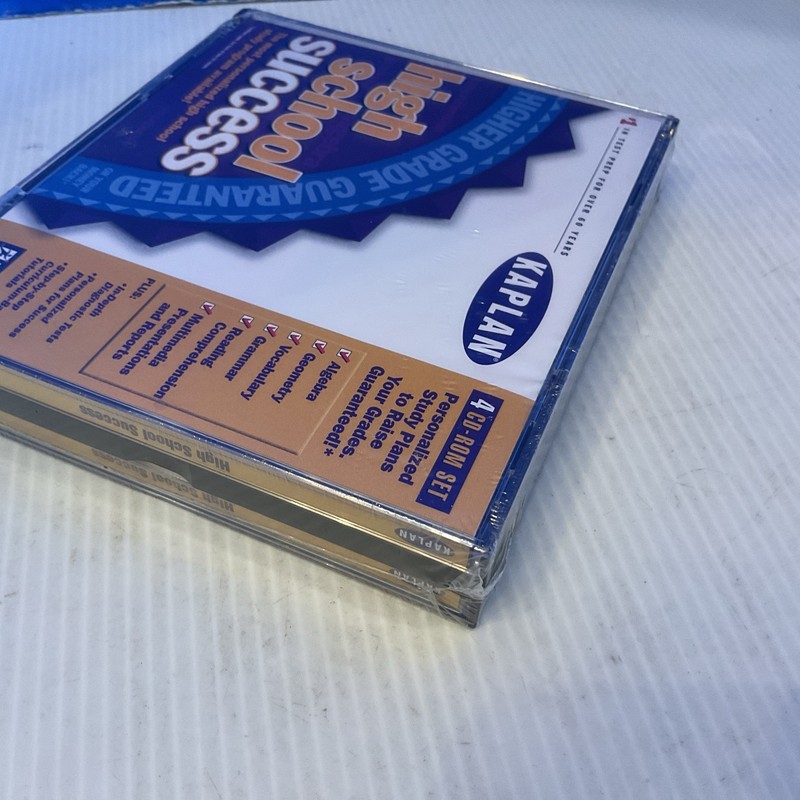 Kaplan High School Success 4xCD-ROM Set Test Prep Software Brand New Sealed gallery