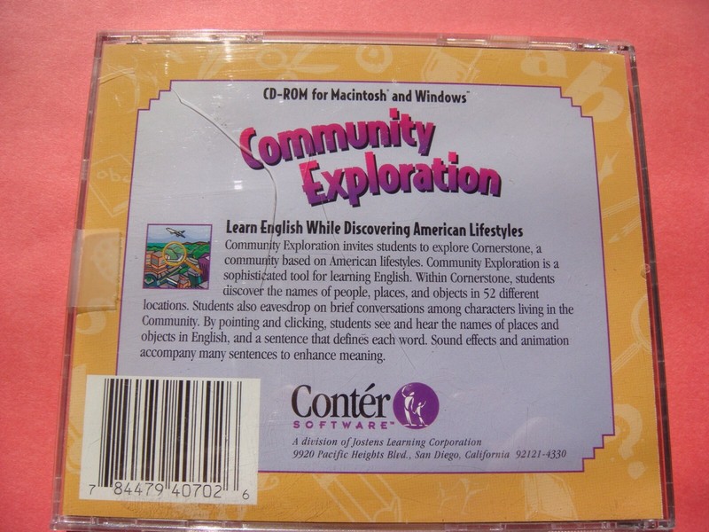 Vintage Software - Community Exploration by Conter Software CD-Rom -Circa 1994 gallery