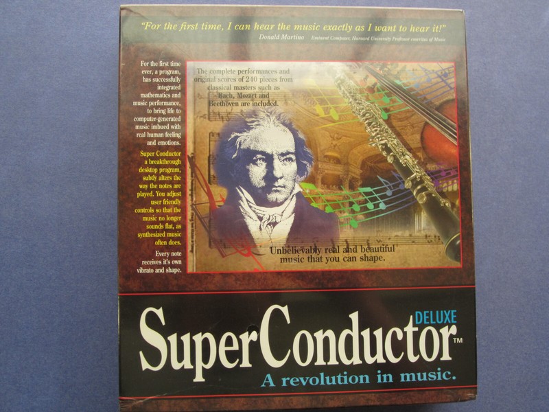 SuperConductor Deluxe Universal Musical Instrument Software MANFRED CLYNES NEW