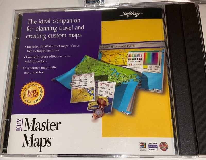 Microsoft Mappoint version 2002 + Master Maps + Precision Mapping - 3 preowned gallery
