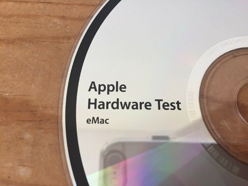 2003 Macintosh Mac eMac Hardware Test Version 2.0.1 Diagnostic CD-ROM disc gallery