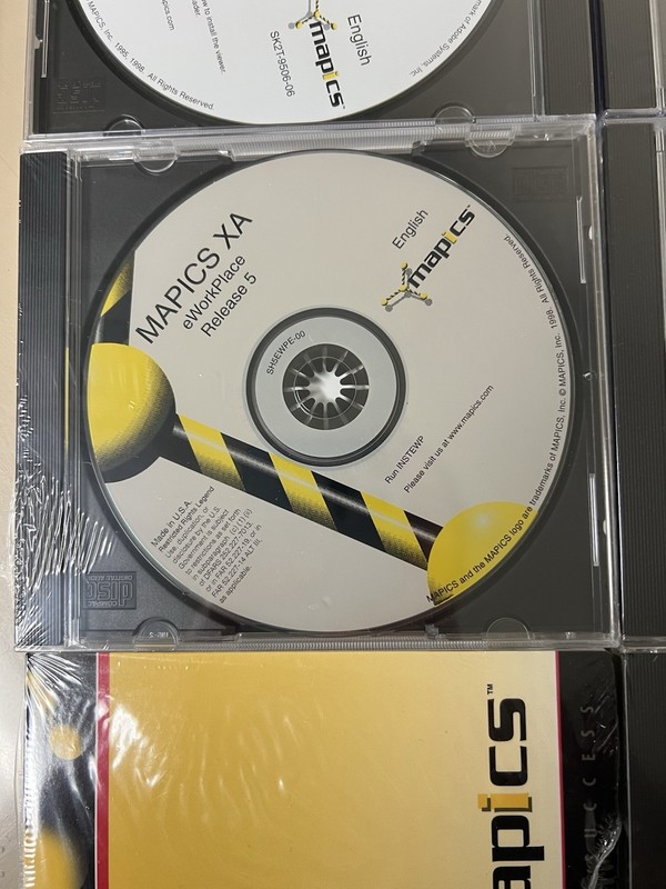 MAPICS XA Release 5 CD Lot 6 Sealed iSeries ERP Software Media gallery