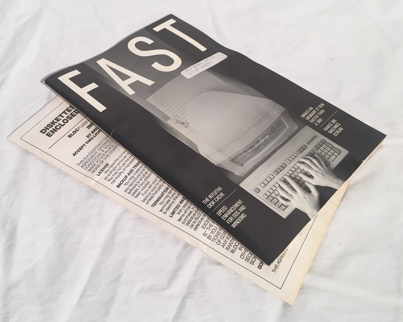 FAST Vintage DOS Utility Software 5.25" Disk & Manual Bloc Publishing gallery