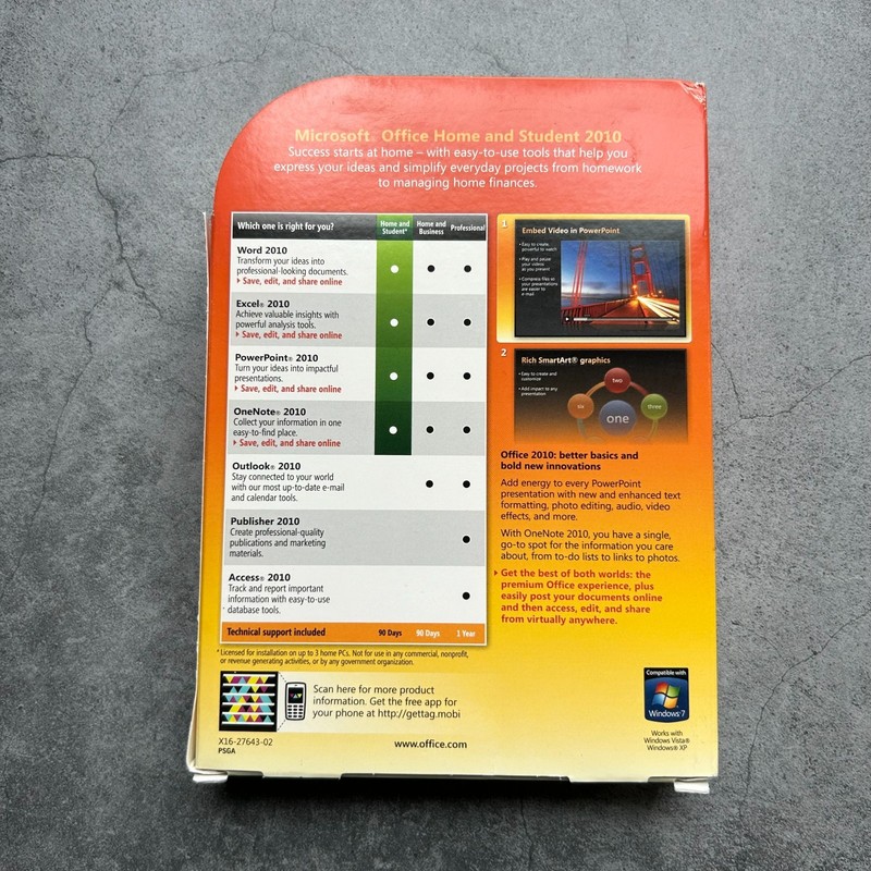 Microsoft Office Home and Student 2010 Software for Windows gallery