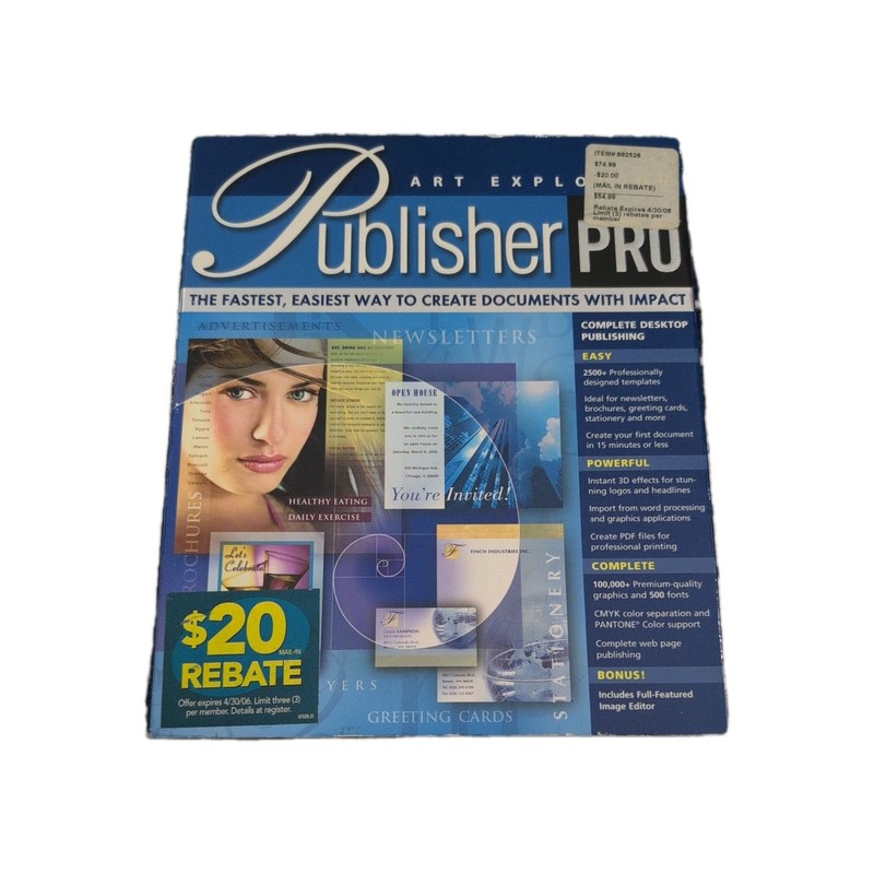Art Explosion Publisher PRO – Nova Development – New Version – Sealed Box