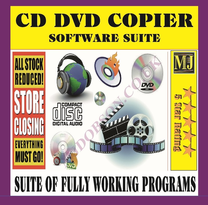 CD/DVD Burning Studio Burning Suite Burns CD and DVD’s Worldwide Postage