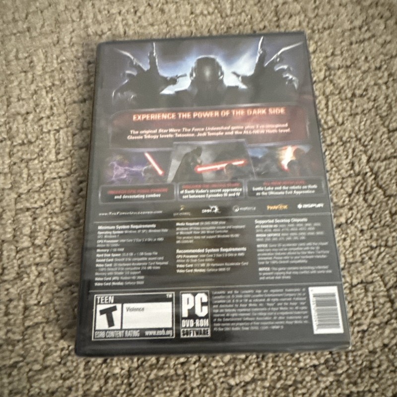 Star Wars the Force Unleashed Ultimate Sith Edition (PC, 2009) New gallery
