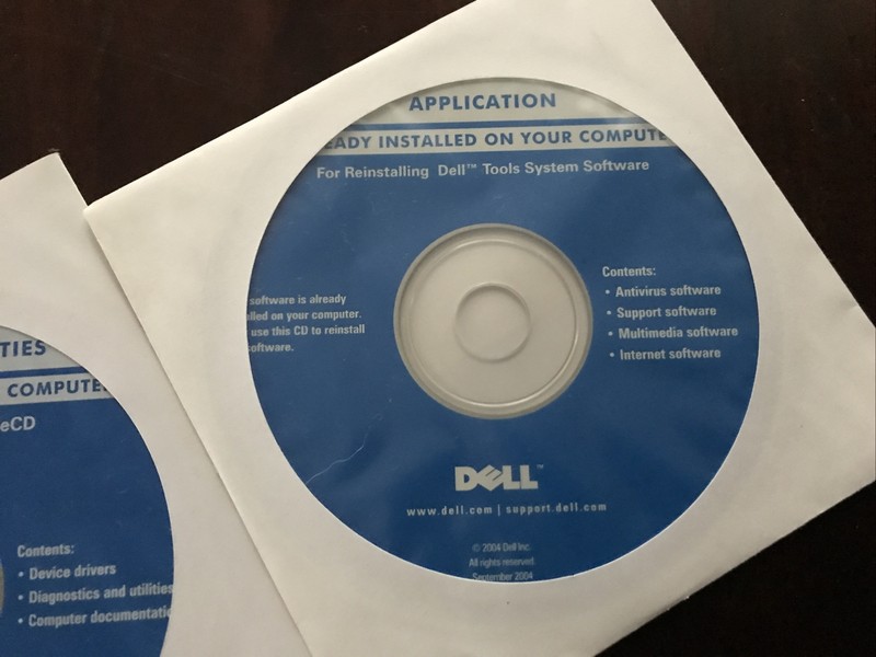 Dell Reinstall Disc Lot of 3 Dimension Resource V.9X 56k data Tools System gallery