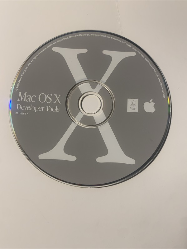 Apple Mac OS X Developer Tools CD – Power Mac G4 Cube 2001 691-2963-a