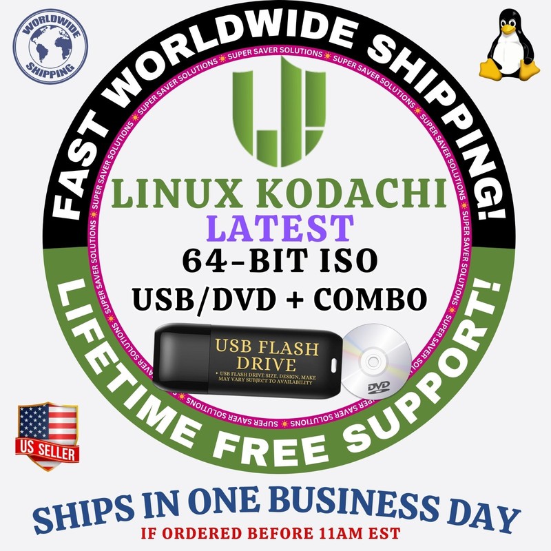 Kodachi Linux OS – LATEST VERSION – USB / LIVE DVD MAC, PC