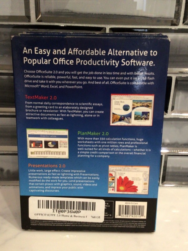 Office Suit 2.0 Home & Business for Windows Software (PC) - Fast Shipping gallery