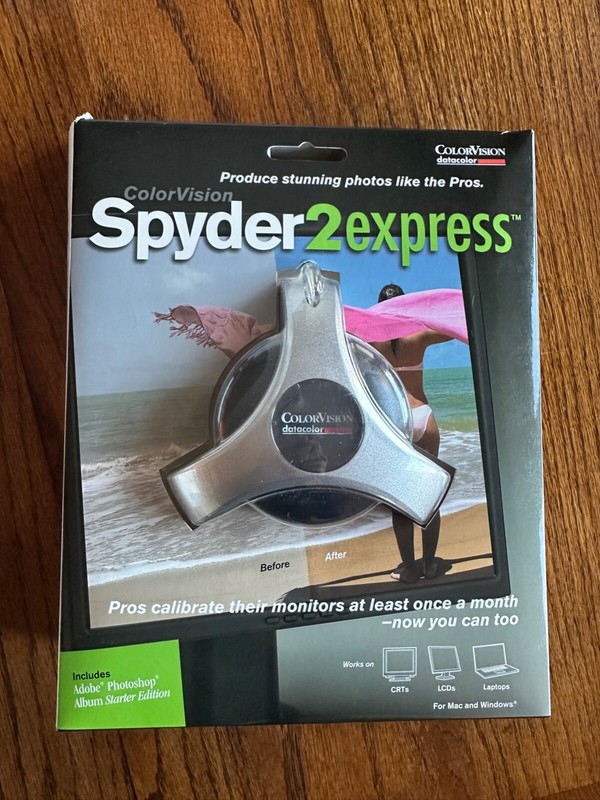 ColorVision Spyder2express Color Calibration Tool for Windows / Mac