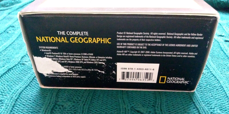 The Complete National Geographic (PC 7/Vista/2000 + MAC DVD-ROM, 2008, 6-Discs) gallery