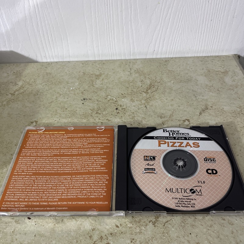 Better Homes and Gardens Cooking For Today Pizzas (1996, Cd-ROM) gallery