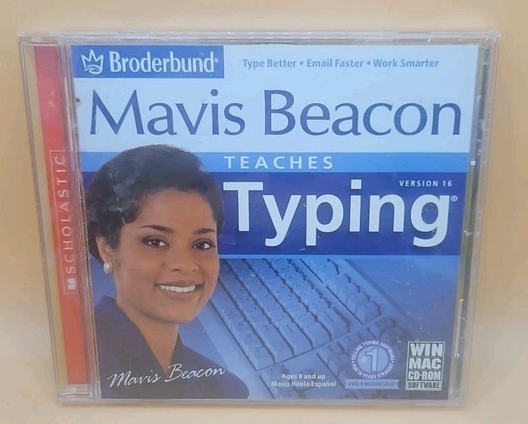 Mavis Bacon Teaches Typing Version 16 CD-ROM 2004