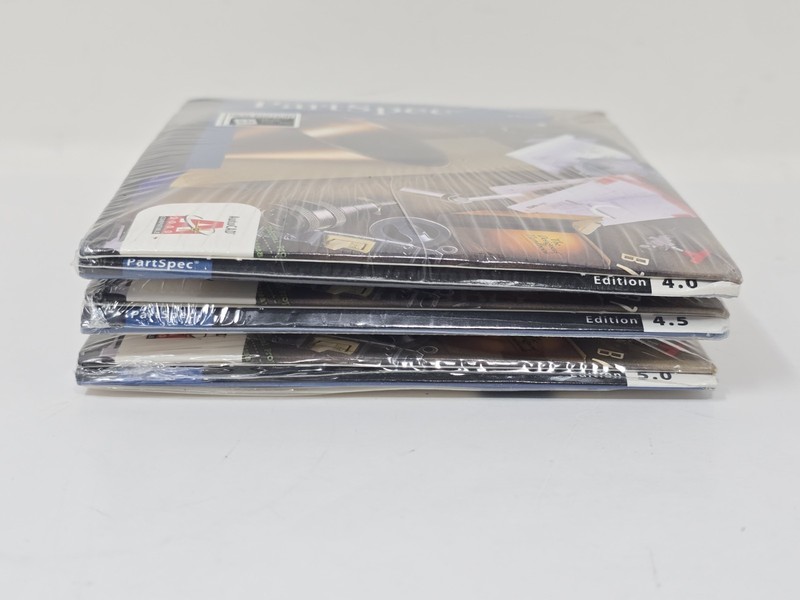 PartSpec Edition 4.0, 4.5, & 5.0 CD-ROM CAD Software Bundle - New & Sealed gallery