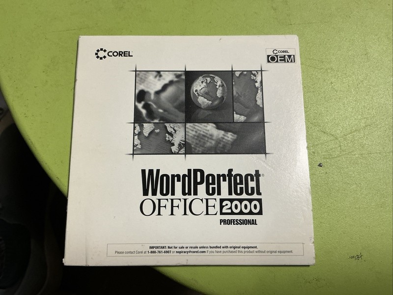 NEW Corel WordPerfect Office 2000
