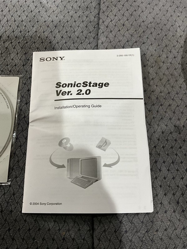 Sony SonicStage Atrac3plus OpenMG Version 2.0U + GUIDE For Walkman CD-ROM gallery