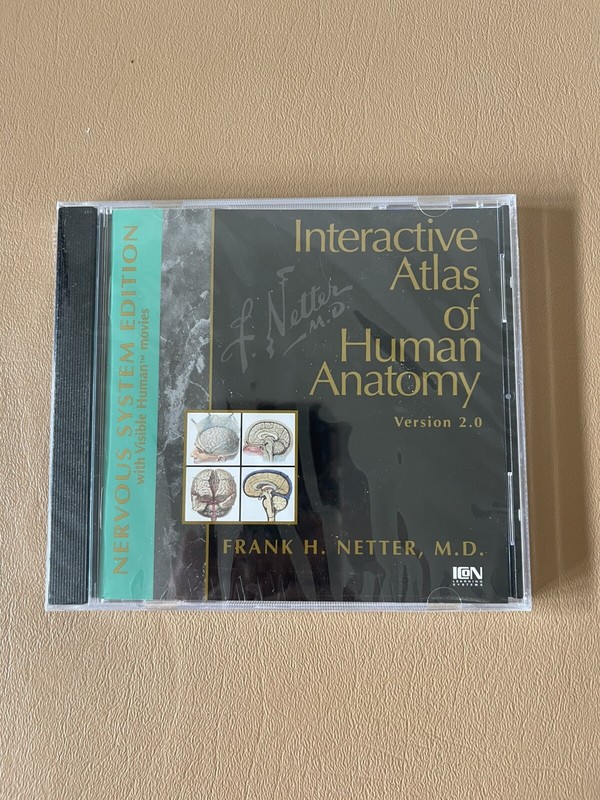Interactive Atlas of Human Anatomy 2.0 NEW CD-ROM Nervous System Frank H Netter
