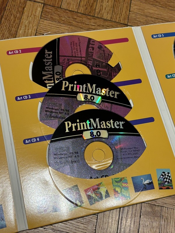 Vintage Print Master Premier 8.0 PC Software - WINDOWS 95 98 gallery