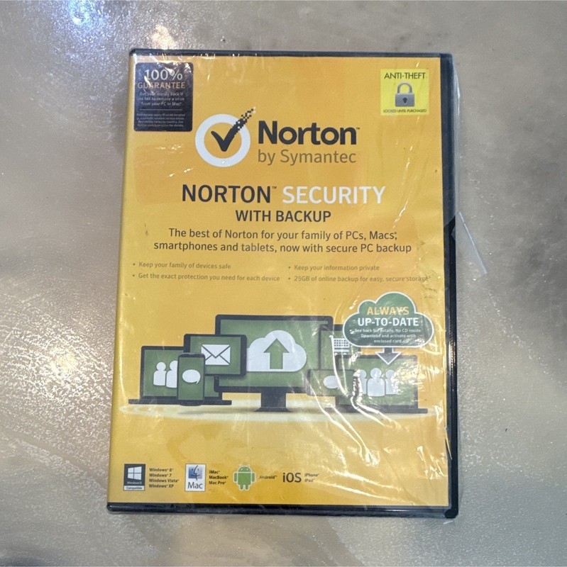 Norton Security with Backup Antivirus/Internet Security 10-Device CD Win/Mac