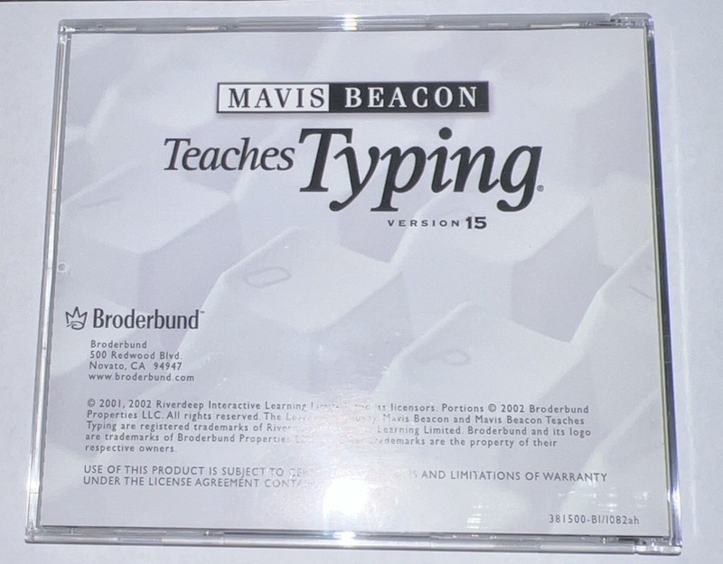 Mavis Beacon Teaches Typing Version 15 Windows 98/Me Windows 2000/XP gallery