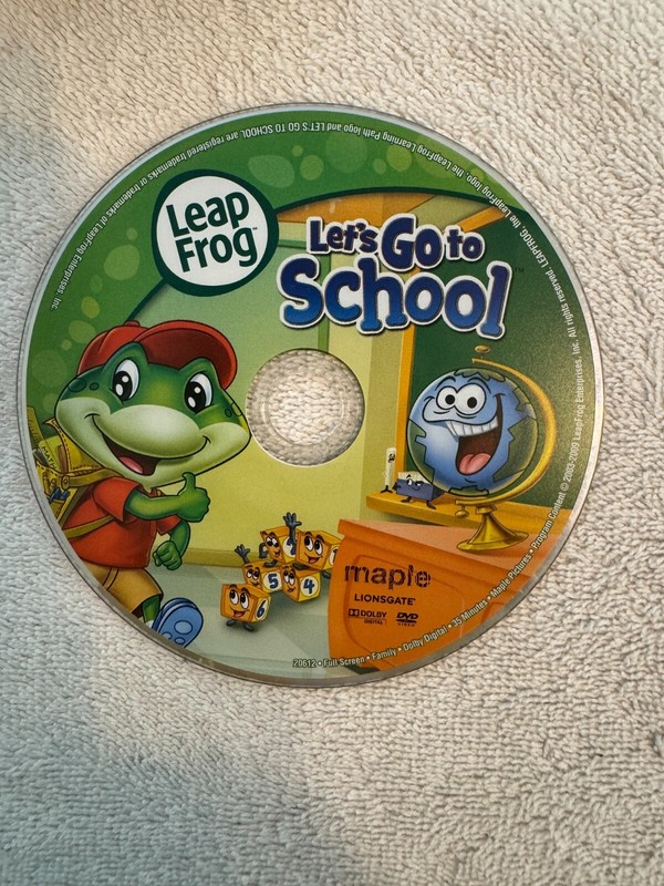 Leap Frog Let’s Go to School DVD – 2003-2009 Windows XP
