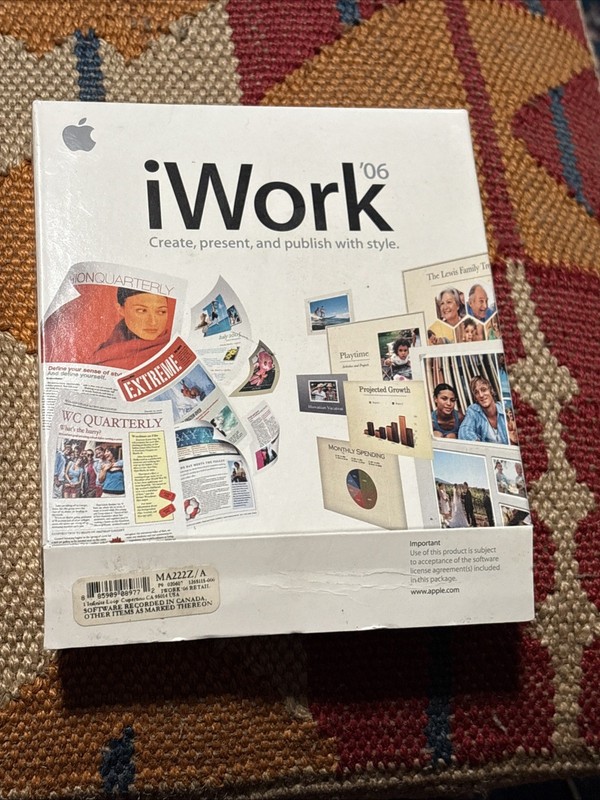 Apple iWork ’06 (1 User/s) – Full Version for Mac w/ product key