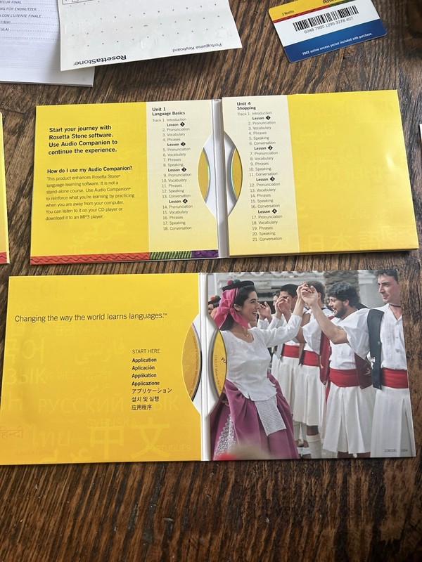 Rosetta Stone Level 1 PORTUGUESE BRAZIL Homeschool 2009 Headphone Included gallery