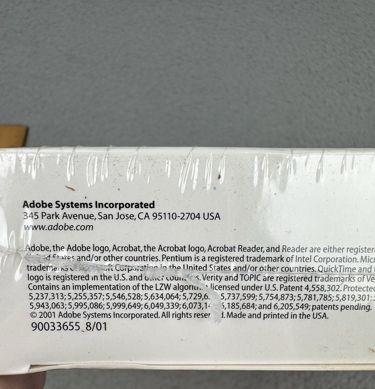 Adobe Acrobat 5.0 Windows XP New Sealed gallery