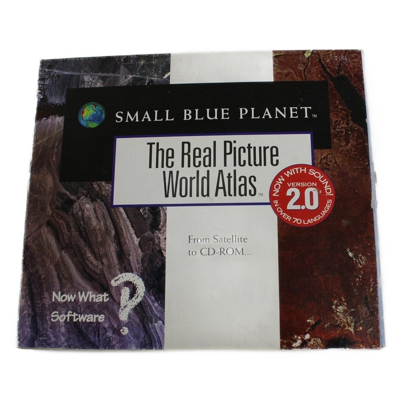 Small Blue Planet The Real Picture World Atlas v2.0 CD-ROM PC Mac Education