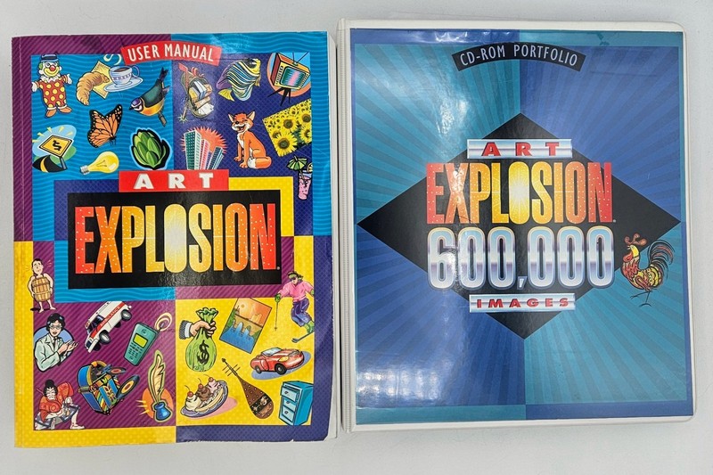 Nova Development Art Explosion 600,000 Images 600000 Clipart CDs & Manual