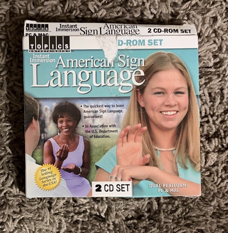 Instant Immersion American Sign Language 2 CD-ROM Set (Windows/Mac)