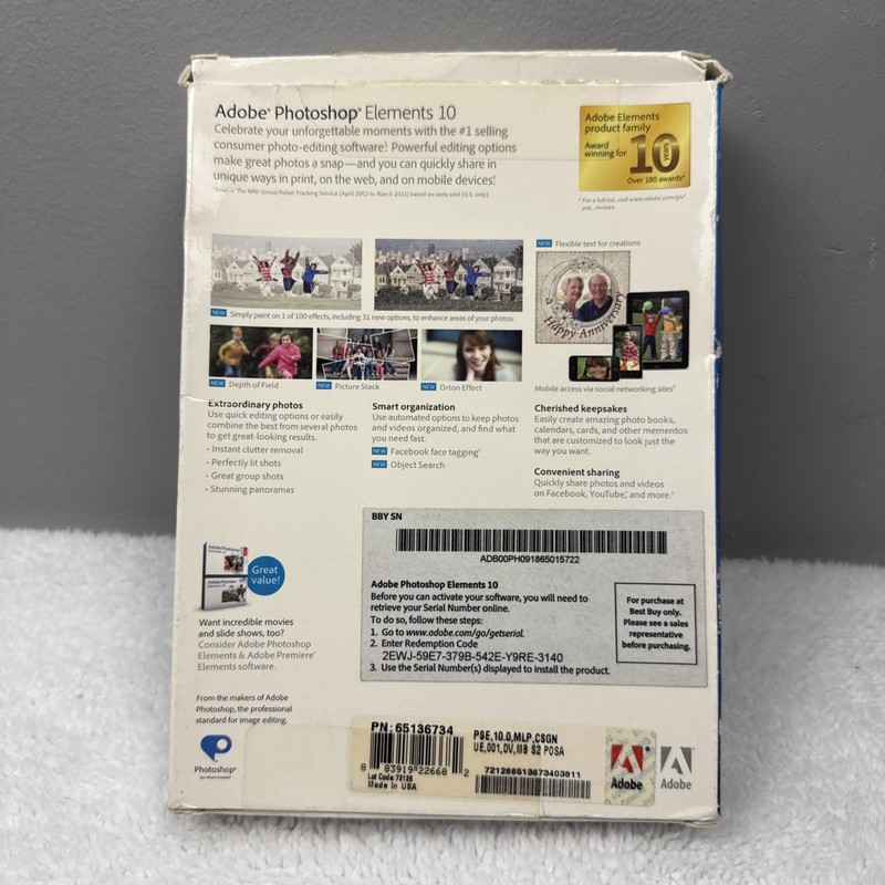 Adobe Photoshop Elements 10 for PC Mac Open Package gallery