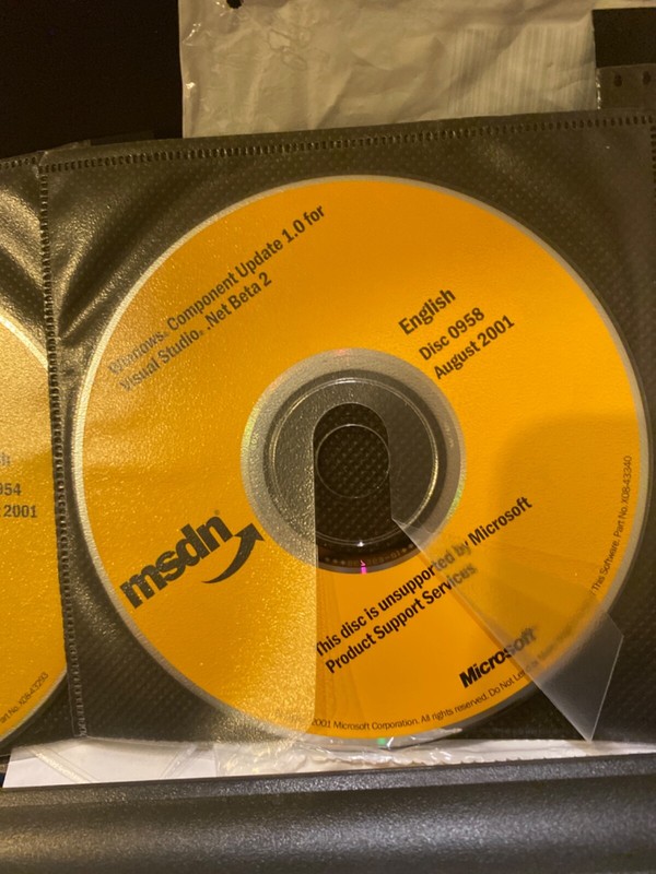 NEW Visual Studio .Net Enterprise Edition Beta 2 .Disc 1,2,3. Update. SourceSafe gallery