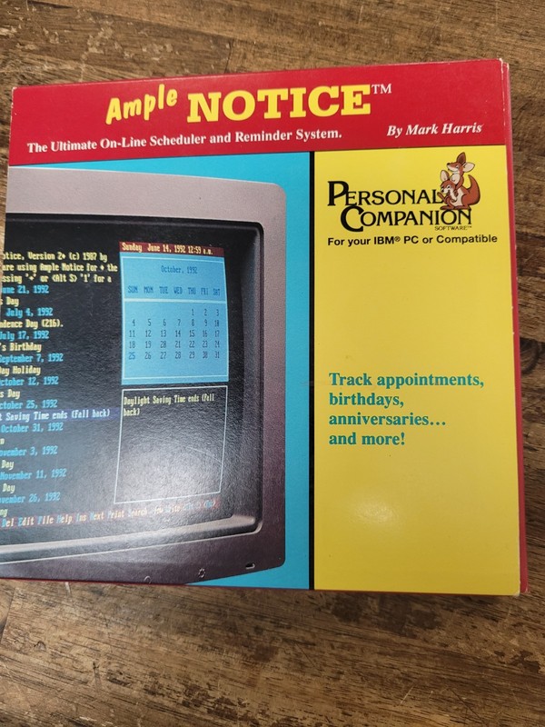 PC IBM Software - Check Mate, Bannerific, Ample Notice, Mortgage Vision gallery