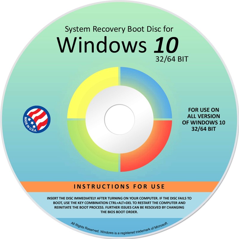 Ralix Reinstall DVD For Windows 10 All Versions 32/64 bit. Recover, Restore,…