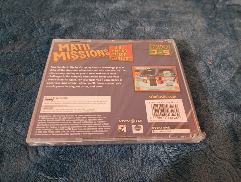 Scholastic Math Missions CD-ROM AMAZING ARCADE ADVENTURE WIN MAC Grades 3-5 Fun gallery