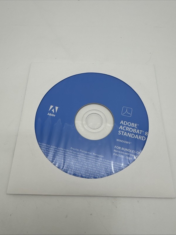Adobe Acrobat 8 Standard for Windows With Serial Number