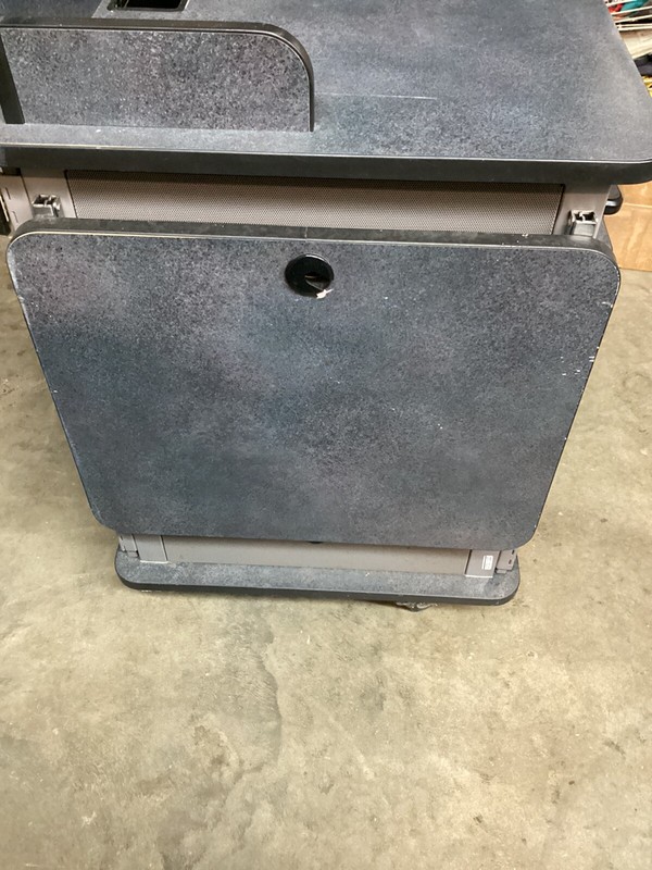 Spectrum Industries 4 caster charging cart 46”L-40”T-30”D (w/28”x24”)extension gallery