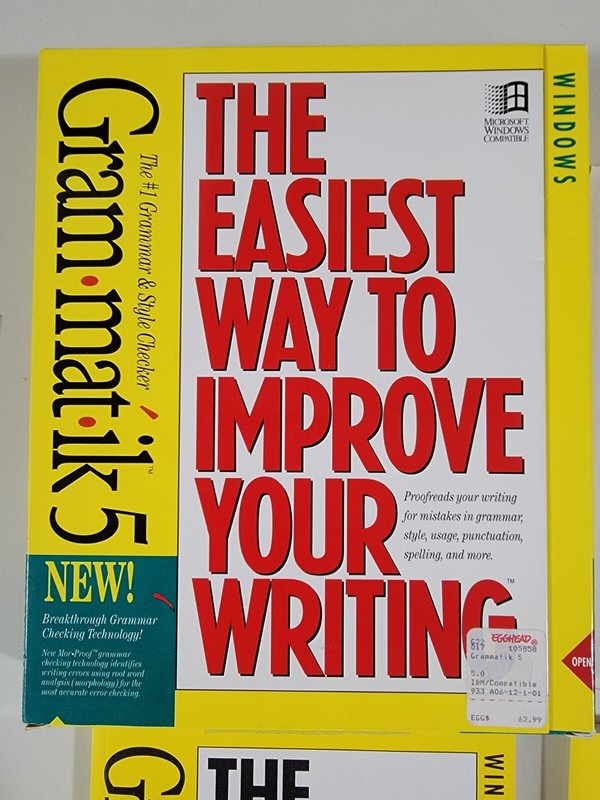 Grammatik 5 The Easiest Way to Improve Your Writing-software-1992 DOS 3.x