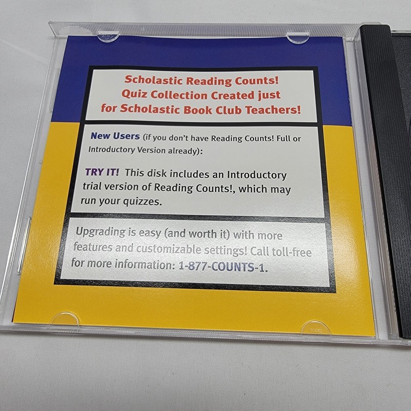 Scholastic Reading Counts! Quiz Collection PC CD-ROM (2000) Windows Mac gallery