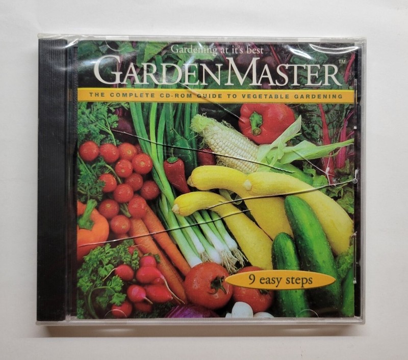 Garden Master Complete Guide to Vegetable Gardening 9 Easy Steps (CD-ROM, 2003)