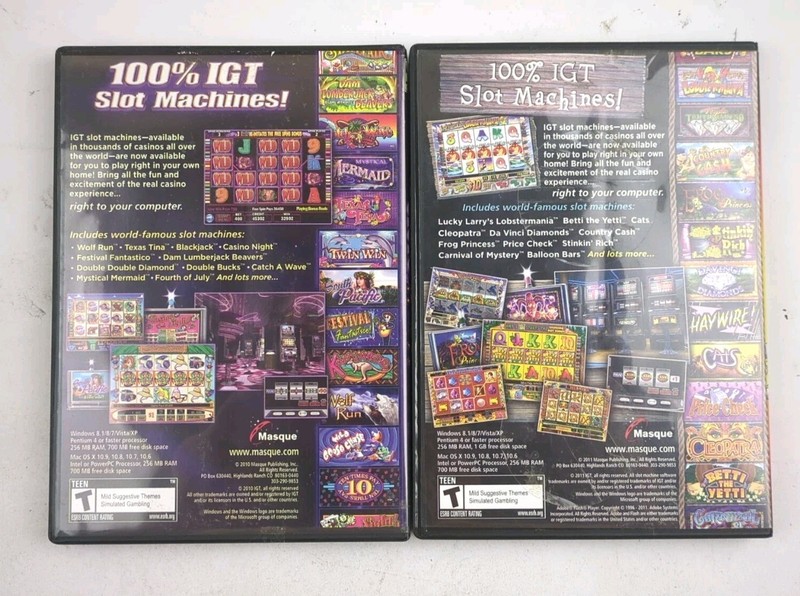 IGT Slots Lucky Larry's Lobstermania + Wolf Run PC MAC CD Gambling Bundle Lot gallery