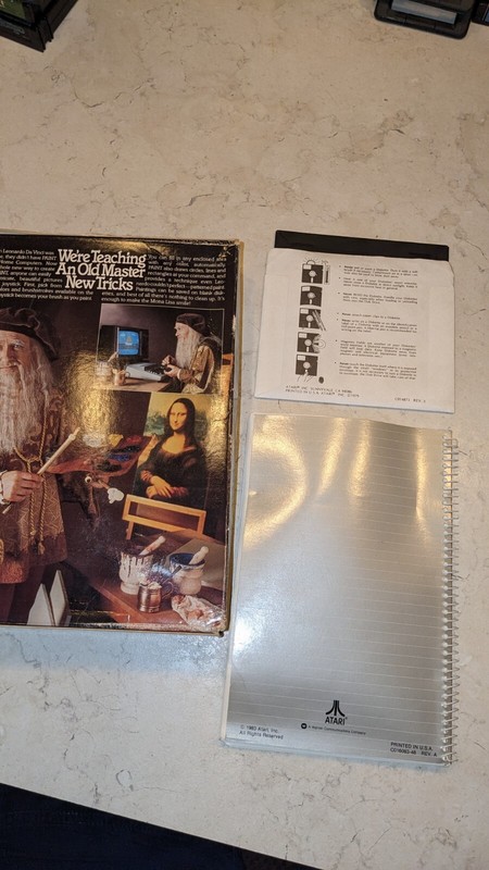 1983 Atari Paint 5.25" Floppy Disk DX5048 SuperBoot's Software Capital gallery